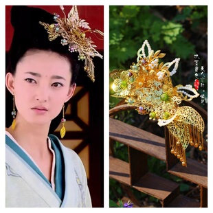 水墨音色 古早电视剧 美人心计 聂慎儿王丽坤同款头饰\材料包