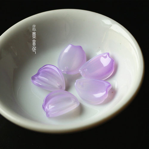 镶嵌用半面宝石金砂银砂琉璃戒面