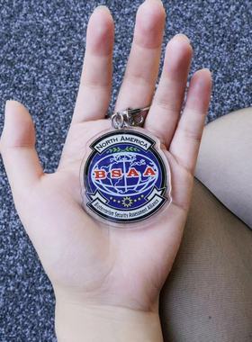 生化浣熊市ATARS小队BSAA游戏周边保护伞吉尔游戏钥匙扣定制挂件