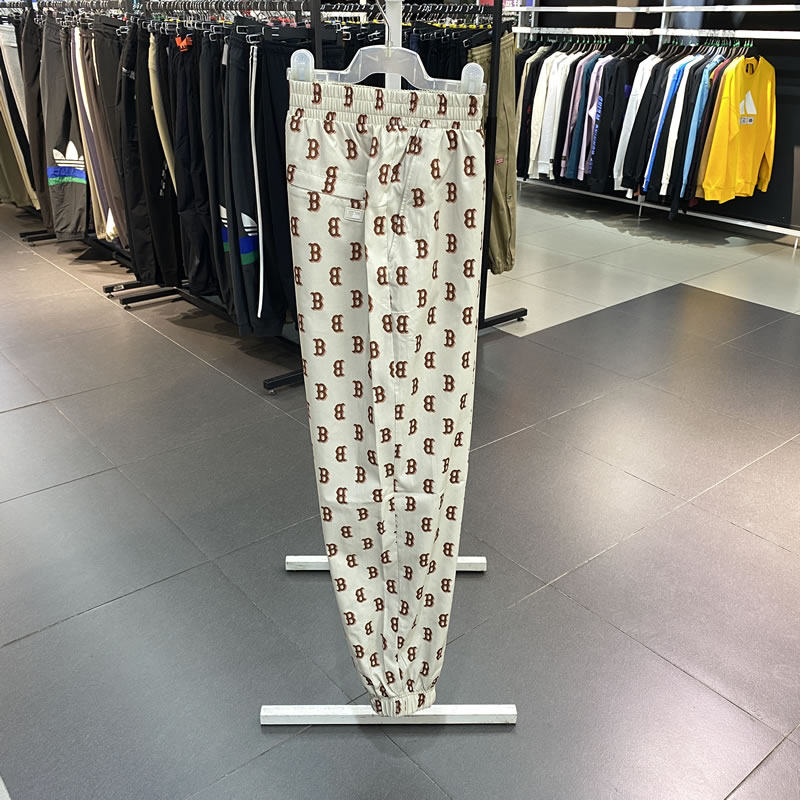 MLB老花款宽松束口跑步男女透气