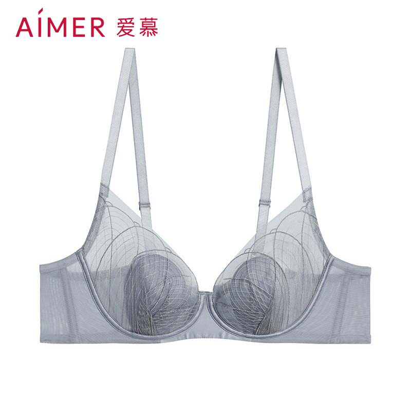 【花瓣内衣】爱慕正品丝路花雨薄衬垫隐孔杯大胸显小文胸AM13A331
