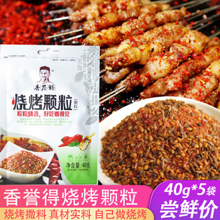 烧烤颗粒东北吉林烧烤羊肉串撒料调料孜然烤肉烤串商用腌料全套装