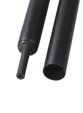 四倍热缩管 黑色 &Phi;12mm 双壁管 4倍收缩率 带胶防水