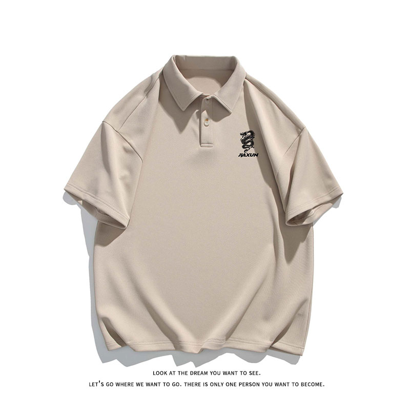 polo衫男潮流印花大码情侣翻领四色短袖T恤T3537-P31【特价】