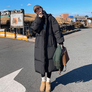 23135 过膝加厚牛角包羽绒服外套P275K388 发现货白鸭绒长款