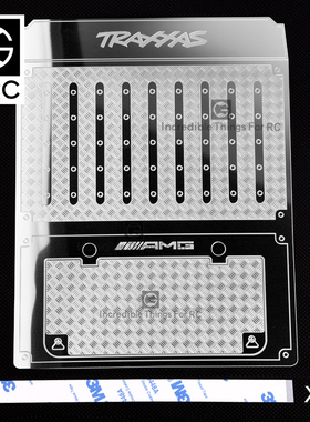 TRX6 G63 后备箱 不锈钢 防滑板 后备箱盖 装饰板  #G160C