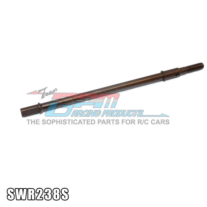 GPM FOR AXIAL WRAITH 1/10鋼車輪軸短(軸桿逕直6X104.2MM) - 1件