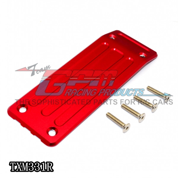 GPM FOR TRAXXAS X-MAXX 1/5 铝合金后底部保护盖连不锈钢螺丝-件