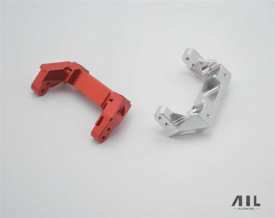 ALLRC TRAXXAS1|10 TRX4 등산 자동차 업그레이드 알루미늄 합금 후면 충돌 방지 마운트 금속 부품