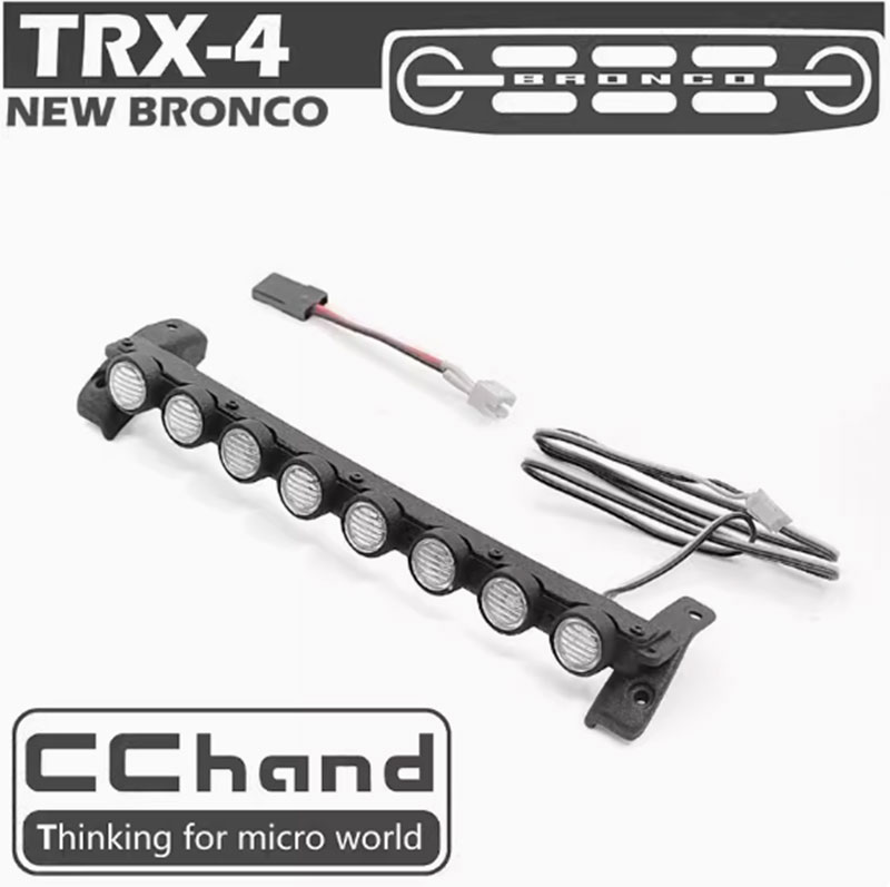 CCHAND TRX4仿真福特烈马 BRONCO车顶导轨圆条灯-封面