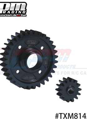 GPM 1/5大X 8S 1/6 XRT大脚车中碳钢中差速输出齿33T 输入齿14T