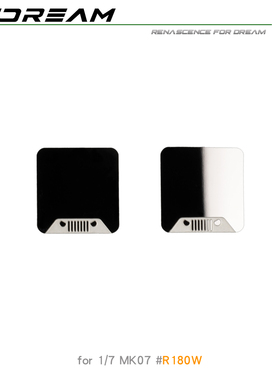 RCDream 1/7 MK07 JK07 高光镜面反射不锈钢后视镜片 改装#R180W