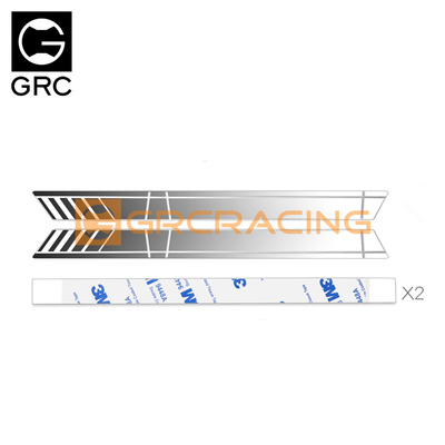 模型车 TRX4/6 奔驰车门AMG金属装饰片 车壳不锈钢改装件 G160US