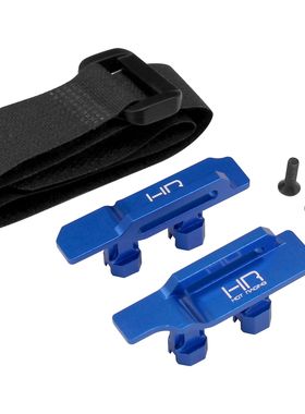 HR Traxxas 1/10 Maxx 小X大脚车铝合金电池固定座配绑带 现货