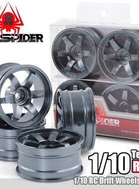 RS红蜘蛛1/10漂移车MST无限YOKOMO京商FWO6 田宫TE37金属轮毂R219