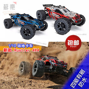 新款 Rustler 四驱有刷低重心遥控电动越野车67064 TRAXXAS