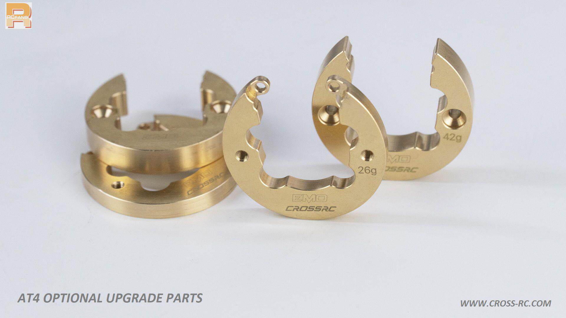 CROSSRC AT4 AT6 JT4 26G+42G 클라이밍 카 CNC 구리 휠 카운터웨이트 97400974