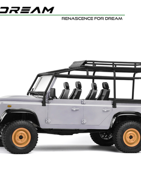 RCDream荒野卫士车壳RD110 324mm经典翼子板小轮眉 #D1-324F-4D