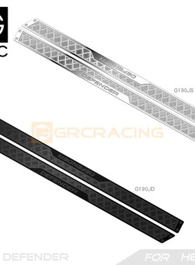 GRC H8H向西卫士侧踏不锈钢装饰片仿真 车壳防护金属片#G190JS/JD