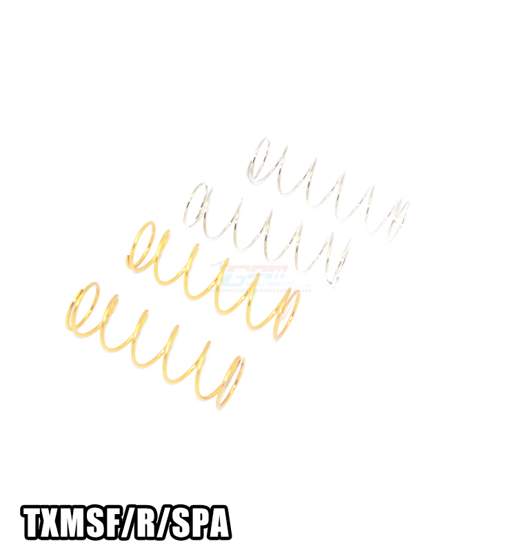 TRAXXAS 1/10小X MAXX前后通用加粗升级避震弹簧/金/银色