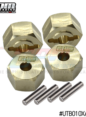 GPM AX 1/18 UTB18 CAPRA小山羊黄铜六角轮毂接合器(12X7.5MM）