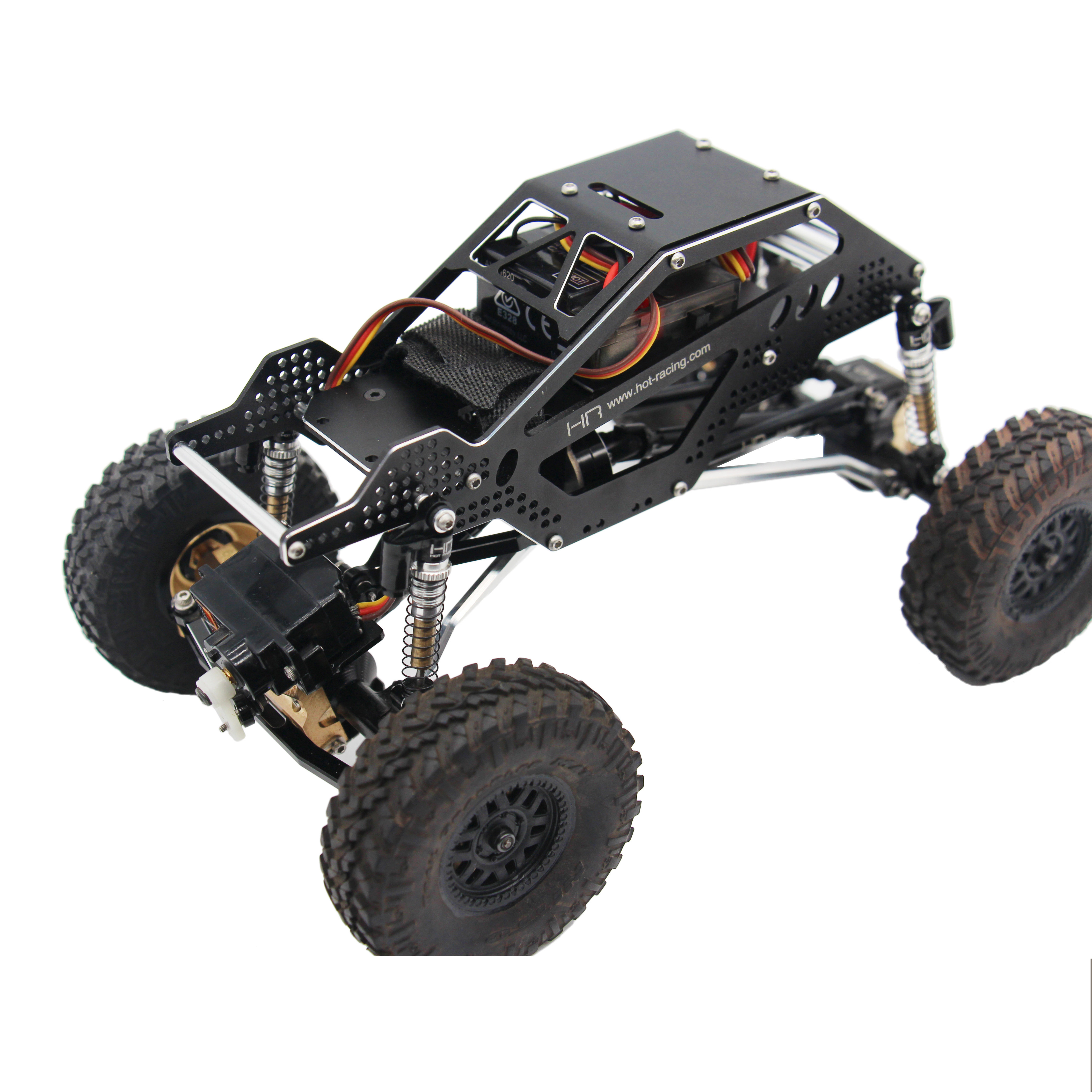 HR AXIAL SCX24 90081 차량 1대용 올메탈 장거리 완충 장치