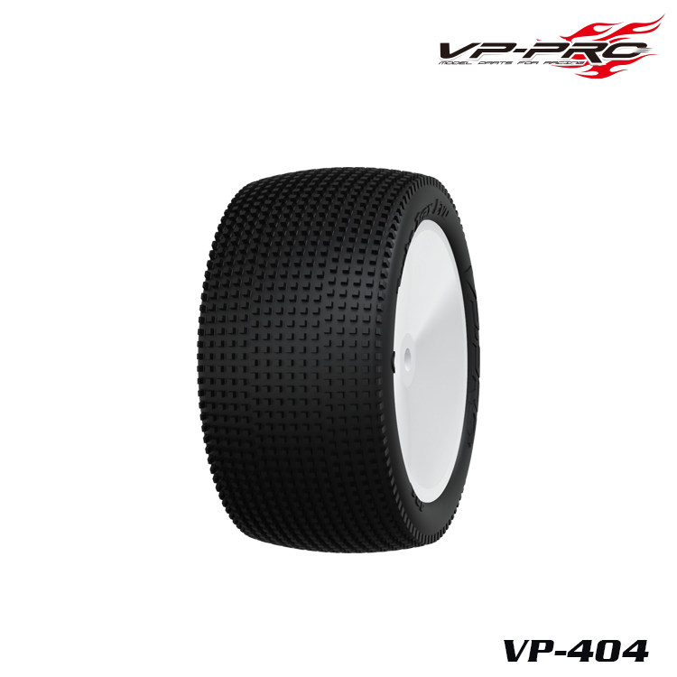 VP-PRO VP-404新款1/10电越二驱四驱后轮泥土轮胎