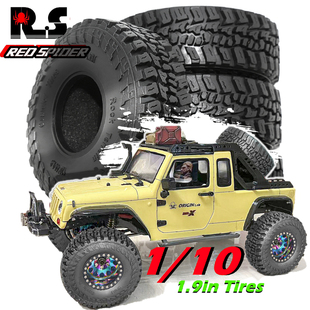 AX幽灵TRX4 RS红蜘蛛1.9寸攀爬车仿真轮胎轮毂 SCX10战魂胎R202