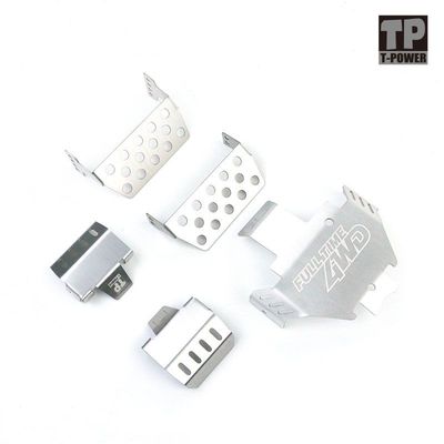 Traxxas TP  trx4 T4 G500 底盘护甲 护板 护蛋护桥 不锈钢升级