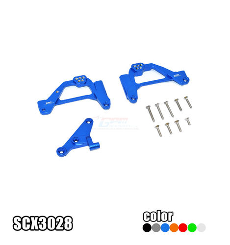 GPM AXI03007 SCX10 III 仿真jeep 铝合金多孔位前避震固定码-3件