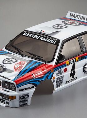 KB 蓝旗亚 Delta HF Integrale 1/10拉力/漂移 成品车壳 195MM