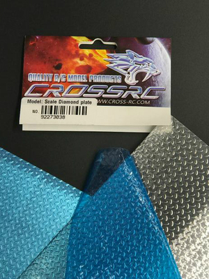 CROSSRC 铝制十字花纹仿真防滑防护板300*148*0.5mm CS-92273038