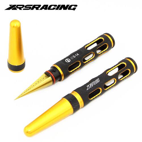 XRS 黑金斜纹偷轻双色开孔器0-14mm 塑料尼龙板PC车壳钻孔器