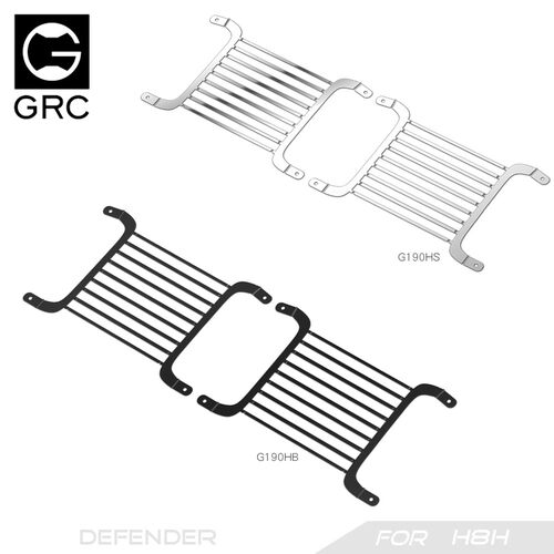GRC H8H向西卫士不锈钢前灯罩 仿真 车壳防护金属片#G190HS/HB