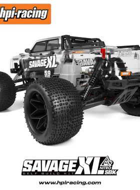 HPI Savage XL 5.9 SBK油动1/8遥控四驱大脚车越野车车架版160550