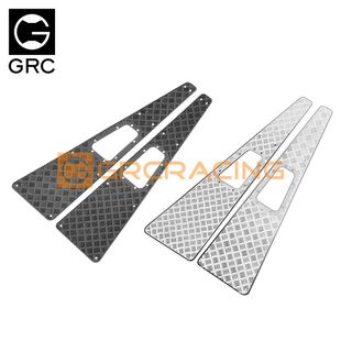 GRC TRX4路虎卫士机盖金属防滑板 引擎盖不锈钢装饰片GAX0043M/MB