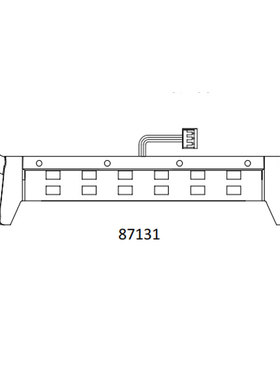 CROSSRC AT6中网爆闪灯板87131 CS-97401032