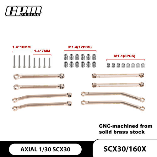 SCX30高间隙黄铜前后拉杆