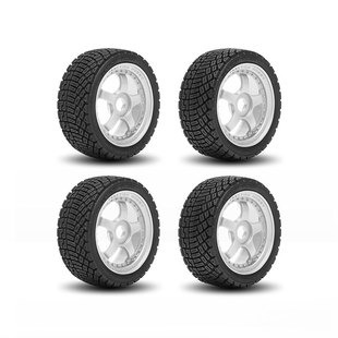 KM仿真战神轮毂轮胎拉力胎公路胎保时捷934拉力车 E8515 E8514