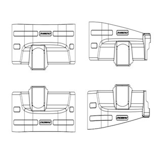 CROSSRC 攀爬车 EMOX 大犀牛 挡泥板 (BAG T)  CS-97401122