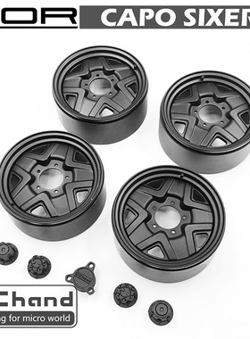 Capo武士 Samurai 吉姆尼 金属 复古轮毂A款 (黑色)