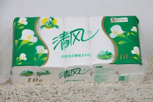 清风无芯长卷纸3层妇婴卫生纸1公斤家用卷筒纸每包1千克整箱8提