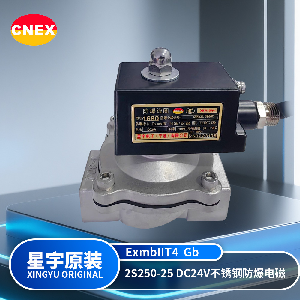 星宇2S250-25不锈钢防爆电磁阀