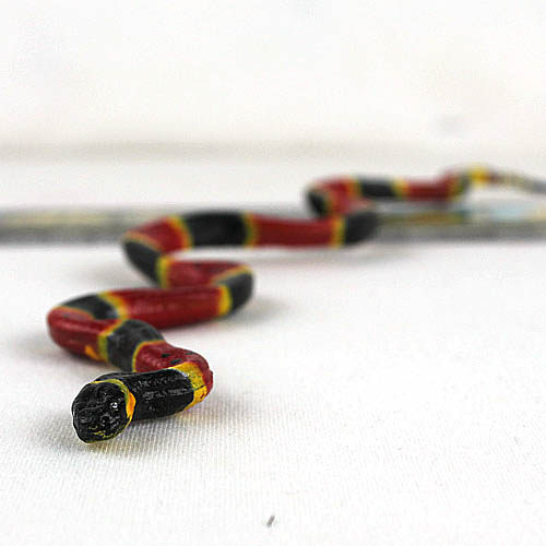 safari儿童认知仿真动物模型玩具摆件 野生动物 银环蛇 花蛇