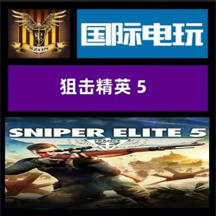 Steam PC正版游戏 全球key 狙击精英5 Sniper Elite 5 激活码