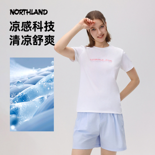 新透气轻薄户外T恤NTSFH2364S 2025夏季 商场同款 诺诗兰女速干短袖