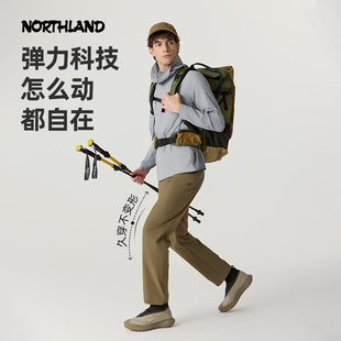 子吸湿户外运动防风透气弹力长裤 诺诗兰速干裤 裤 新款 男女25年夏季