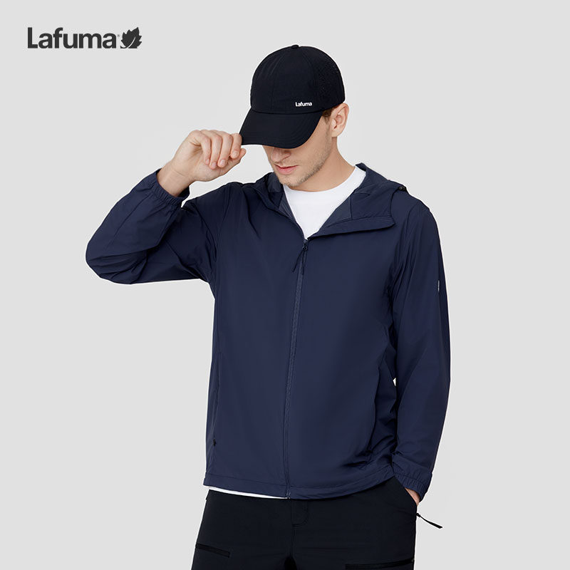 LAFUMA乐飞叶户外春夏露营防泼水轻薄夹克男风衣外套LMJA4AF20