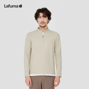 LMTS4AL15 T恤男半拉链打底衫 LAFUMA乐飞叶户外春夏防晒UPF40 长袖
