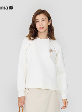 LAFUMA乐飞叶户外秋冬圆领运动卫衣女休闲上衣打底衫LFTS4CW87